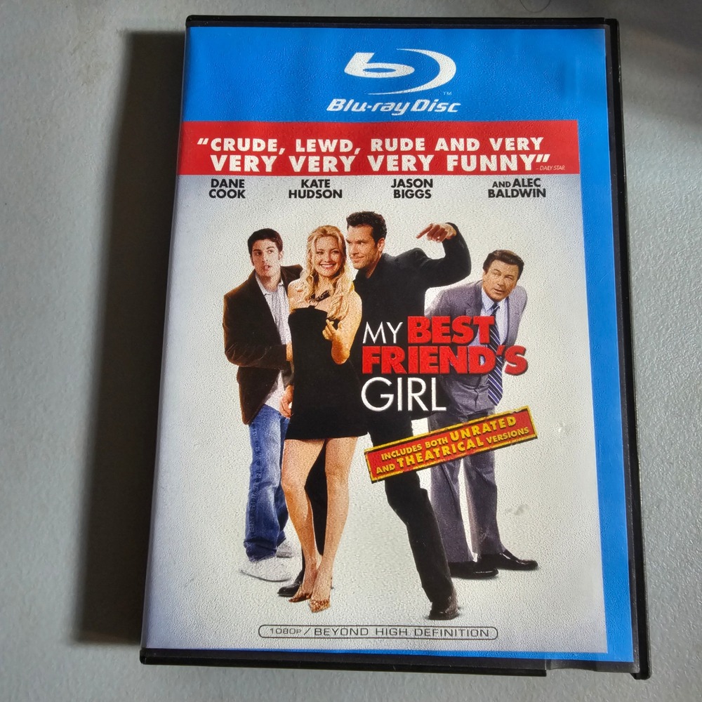 My Best Friend's Girl Blu-ray Unrated Theatrical Dane Cook Kate Hudson 2008